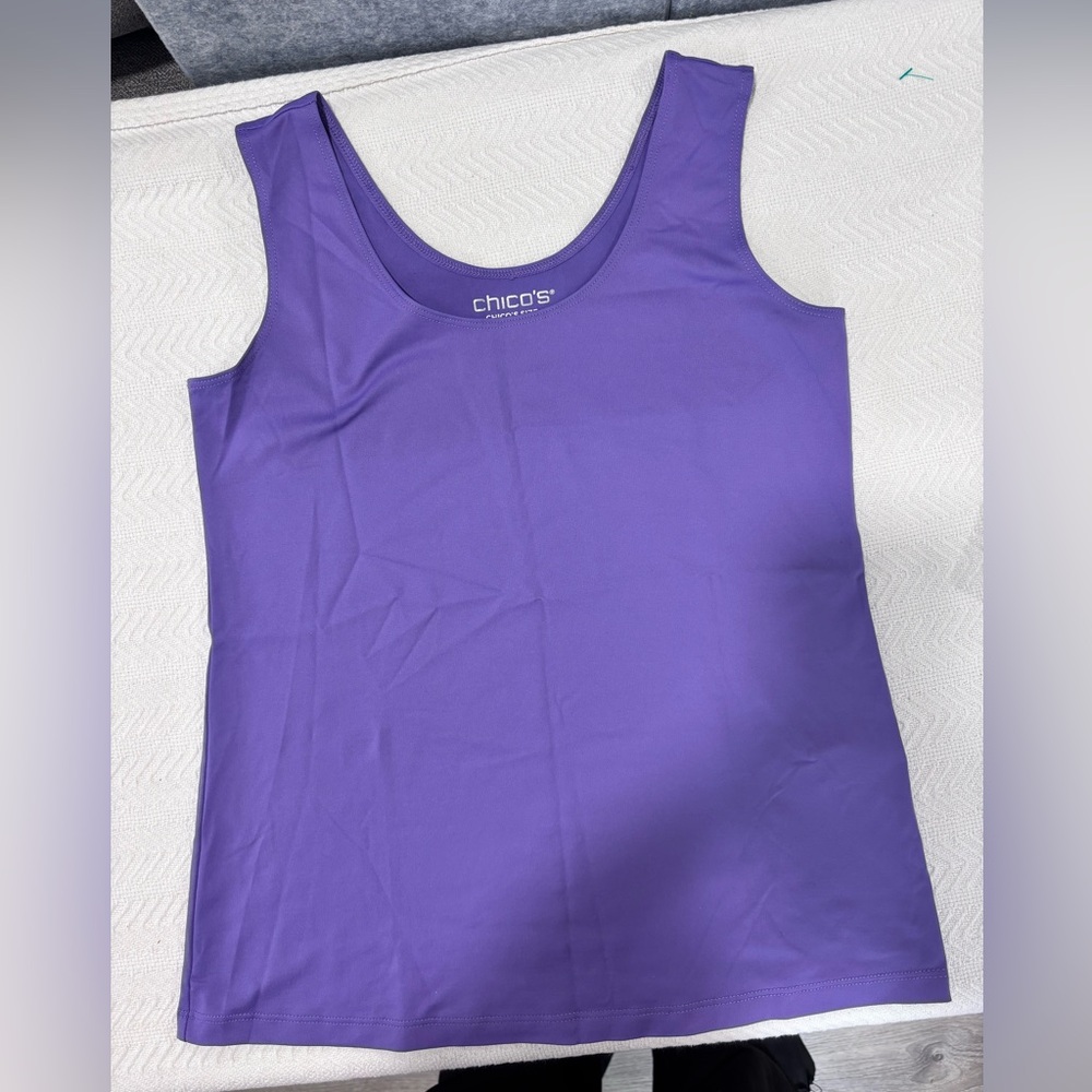 Chico's Vibrant Purple Tank Top - Picture 2 of 5